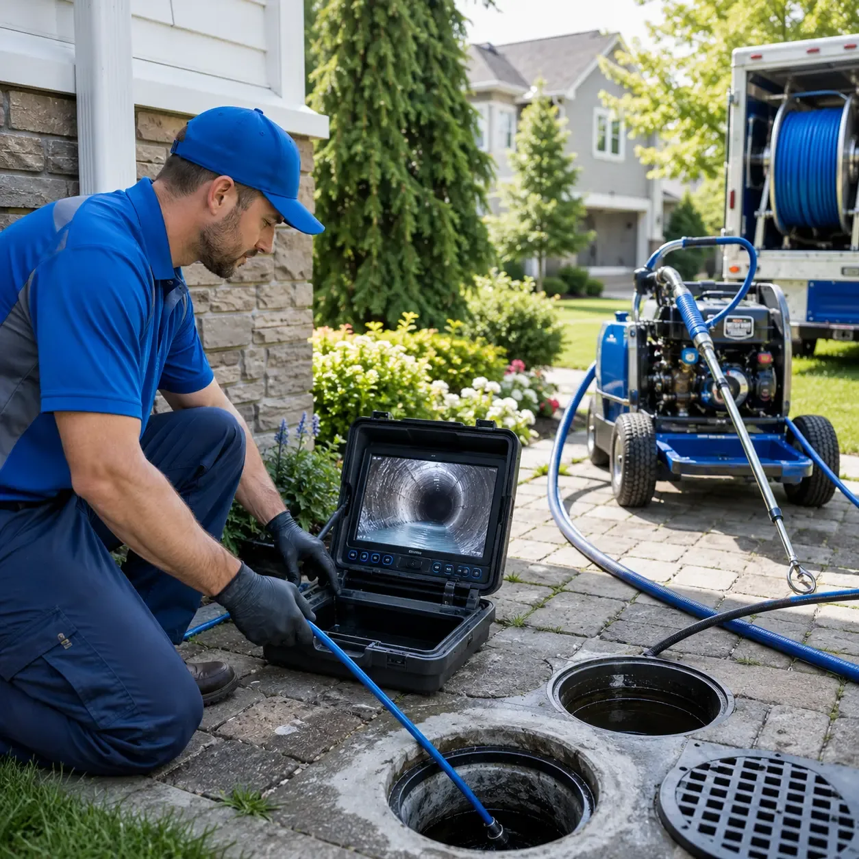 Outdoor drain cleaning professionals serving Marshall, IN