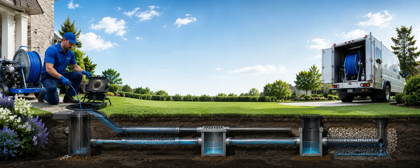 Outdoor drain cleaning information for Marshall, IN